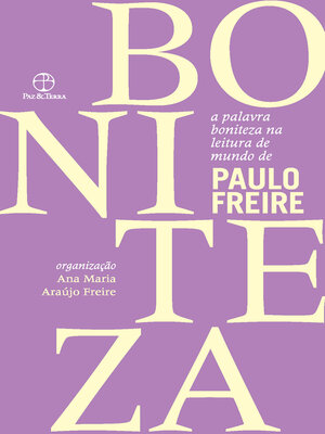 cover image of A palavra boniteza na leitura de mundo de Paulo Freire